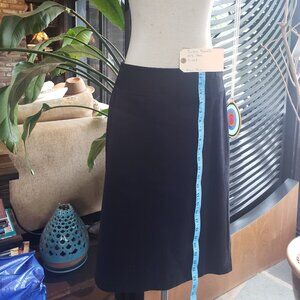 Banana Republic 100% Cotton Black Skirt Size 8